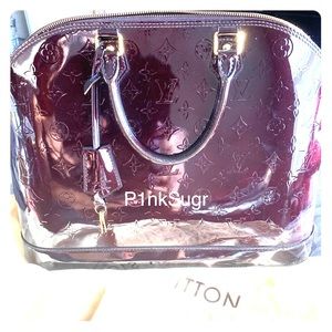 Authentic Louis Vuitton Amarante Alma Gm